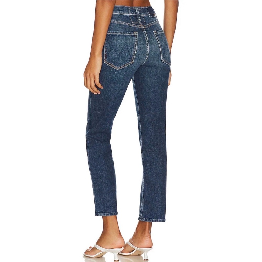 Mother Superior Tomcat Ankle Straight Jeans in Cannonball, Size 26